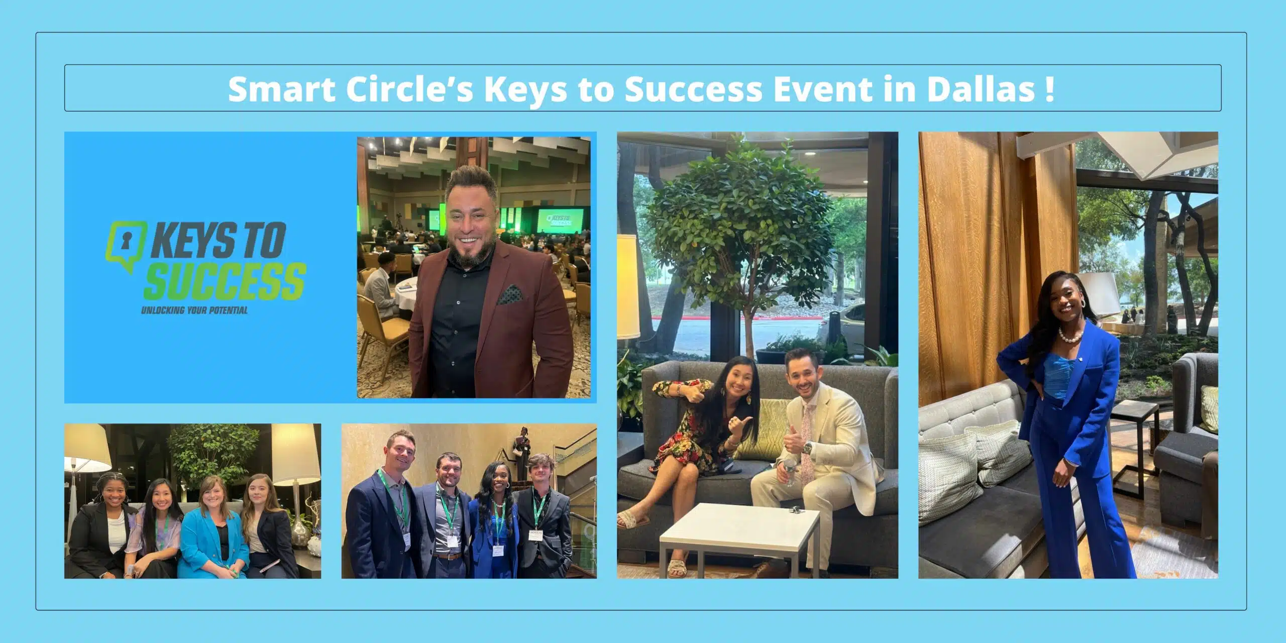 Business owners at Smart Circle’s Keys to Success 2024 event in Dallas.